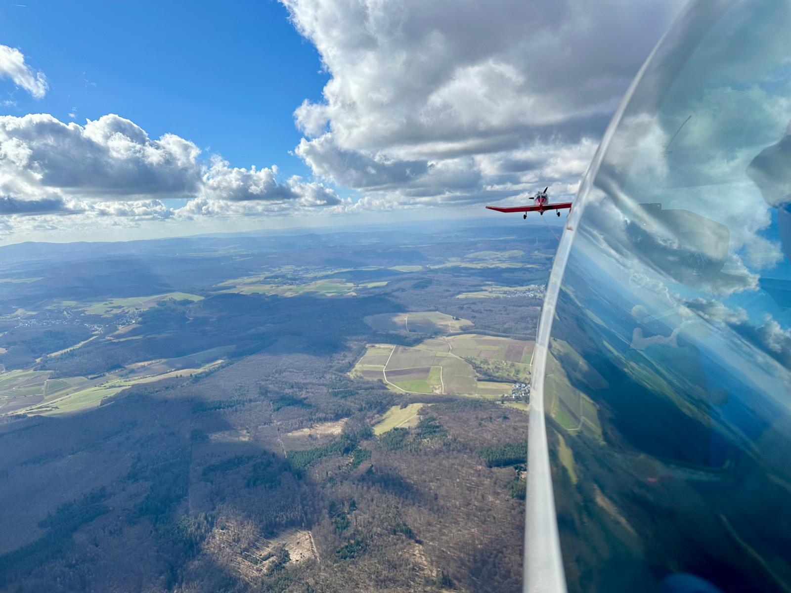 gliding towing fpv outside